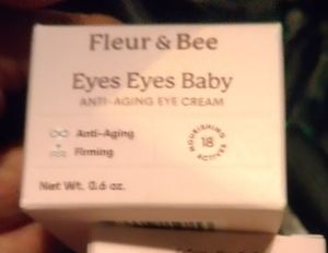 Eyes Eyes Baby: Natural Anti Aging Eye Cream by Fleur & Bee 0.6 oz 1 box.